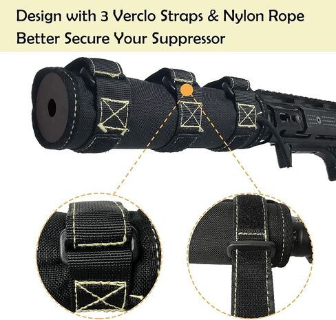Suppressor Cover Heat Resistant Suppressors Pouch Burn Proof Rifle Silencer Covers Wrap 9 Inch in Saudi Arabia