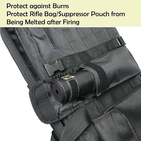 Suppressor Cover Heat Resistant Suppressors Pouch Burn Proof Rifle Silencer Covers Wrap 9 Inch in Saudi Arabia
