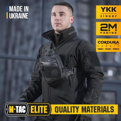 حقيبة M-Tac Elite Sling - حقيبة صدر تكتيكية كروسبودي مخفية تحمل CCW من EDC in Kuwait