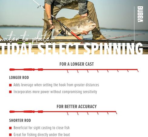 BUBBA TS761HF-S Tidal Select Spinning Rod in Saudi Arabia