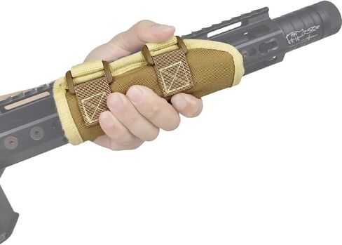 newganbo Rail Wrap Rail Rap Heat Shield Gear Wrap Hand Protective (Khaki) in Saudi Arabia