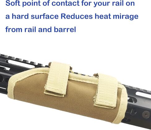 newganbo Rail Wrap Rail Rap Heat Shield Gear Wrap Hand Protective (Khaki) in Saudi Arabia