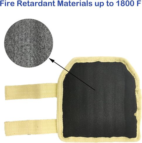 newganbo Rail Wrap Rail Rap Heat Shield Gear Wrap Hand Protective (Khaki) in Saudi Arabia