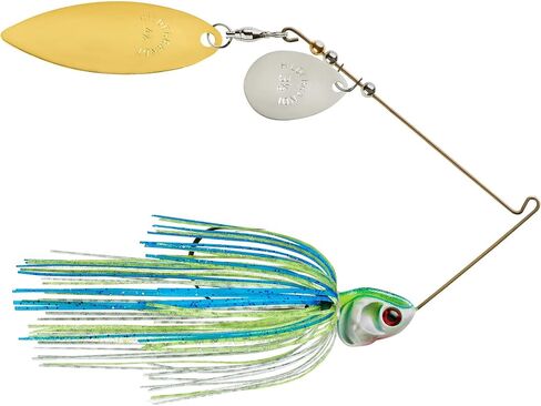 Booyah J.C. Covert Spinnerbait، 1/2oz، N/G Tand Wt/Chart/Blue، BYCVS12NGT730 in Saudi Arabia