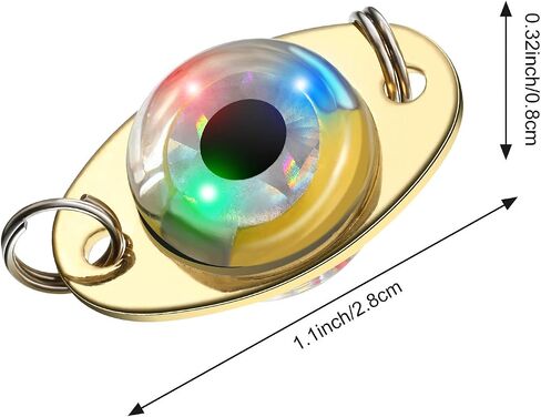 Skylety LED Fishing Lures Lighted Deep Drop Fishing Dodgers Spoons in Saudi Arabia