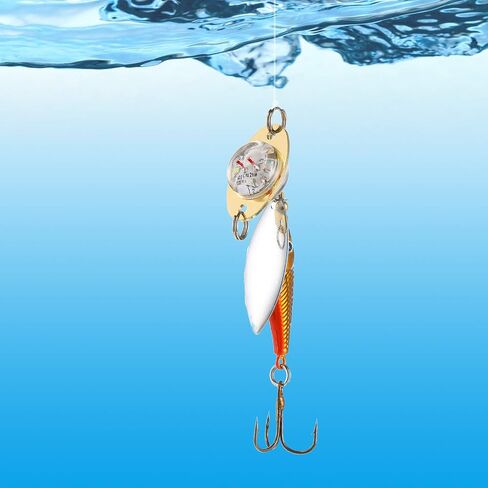 Skylety LED Fishing Lures Lighted Deep Drop Fishing Dodgers Spoons in Saudi Arabia