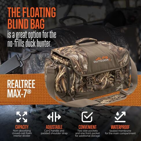 ALPS OutdoorZ Floating Blind Bag - Waterproof Hunting Backpacks for Men, with Non-Absorbing Foam, Interior Divider, Choke Tube Sleeves & Padded Carry Handle in Saudi Arabia