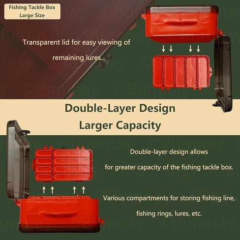 bumnay Fishing Tool Kit - Fishing Pliers Fish Lip Gripper,Muti-Function Fish Hook Remover, Fishing Tackle Boxes, Fly Fishing Tools Set Gift for Men in Kuwait