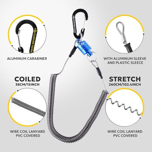 SF Strongest Magnetic Net Release with Coiled Lanyard Carabiner in Kuwait