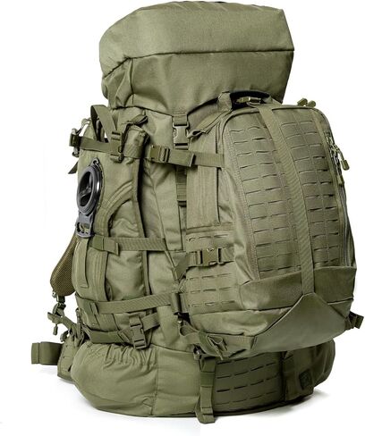 MT ILBE Large Military Rucksack with Frame, 74L Main Pack, 25L Assault Pack in Saudi Arabia
