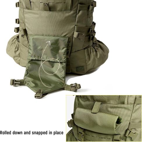 MT ILBE Large Military Rucksack with Frame, 74L Main Pack, 25L Assault Pack in Saudi Arabia