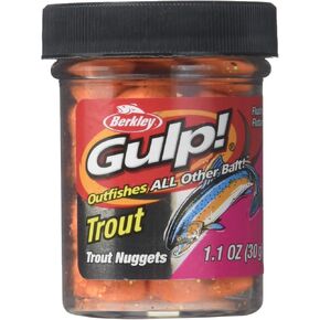 Berkley Gulp! Trout Nuggets , Orange Pulp, 1-Ounce in Saudi Arabia