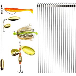 Dovesun Fishing Spinner Baits Making Kit Fishing Lure Making Kit Fishing Spinner Shaft Wire Spinner Clevis in Kuwait