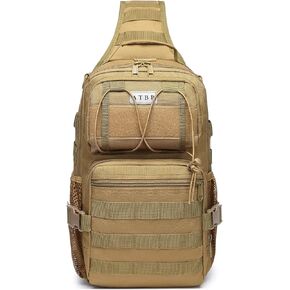 حقيبة ظهر تكتيكية بحمالة من ATBP حقيبة كتف عسكرية للرجال حقيبة كروس EDC Molle 15L
