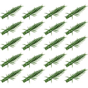 Eupheng 75 Pcs Hellgrammite Fishing Lures 2"&3", Super Realistic Soft Plastic Worms for Ned Jig Drop Shot Rig, Lifelike Bass Baits in Kuwait