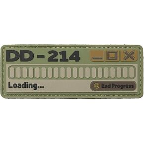 DD 214 - Progress Bar - PVC Morale Patch with Hook Backing (Arid Desert)