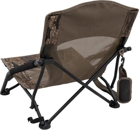 Browning Strutter Camo Turkey Hunting Chair with Foldable Low Profile Compact Design, Durable Steel Frame, and Padded Shoulder Carry Strap and Carry Bag in Kuwait
