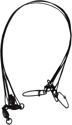 Berkley Wire-Wound Steelon Leaders 6" Length, 30 lb Line Tested, Black, Per 3 in Saudi Arabia