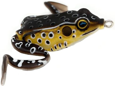 Reaction Tackle Swimming Legs Frogs for Bass Fishing - Hollow Body Weedless Topwater Frog Lure 2.25" - Realistic Soft Bait for Bass, Pike and Freshwater Fish (2-Pack) in Kuwait