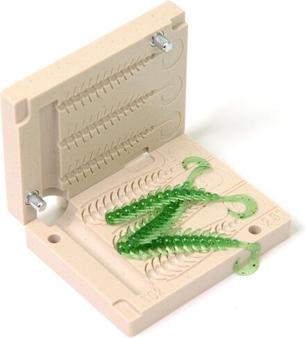 FatFish T02-3C Bait Mold Soft Plastiс Lure Making Injection Mold for Do-It Fishing Lures 2.5" in Kuwait
