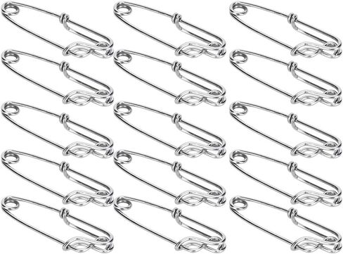 Yosoo Health Gear Longline Fishing Snap Clips، 12PCS الفولاذ المقاوم للصدأ مقاطع الصيد مقاطع التونة مقاطع موصل الصيد مقاطع طويلة الخط مقاطع فرع شماعات ملحقات الصيد سهلة التشغيل والإيقاف in Saudi Arabia