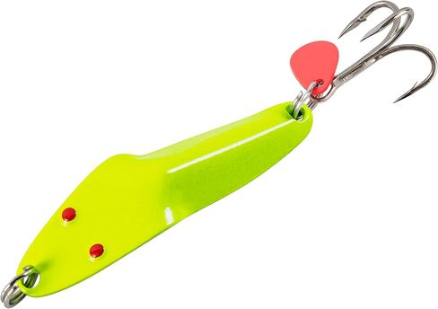 AL's Goldfish Lure Company, FN100 49er Freshwater Fishing Spoon Lure with Treble Hook for Trout, Salmon, Bass, Walleye, and Northern Pike. 5/16 oz. 2-1/4", #6 Hook in Kuwait