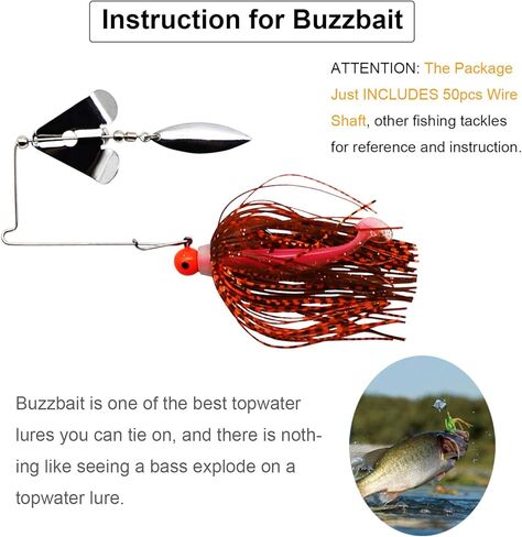 Dovesun Fishing Spinner Baits Making Kit Fishing Lure Making Kit Fishing Spinner Shaft Wire Spinner Clevis in Kuwait