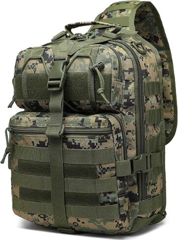 حقيبة ظهر تكتيكية بحمالة من ATBP حقيبة كتف عسكرية للرجال حقيبة كروس EDC Molle 15L in Kuwait