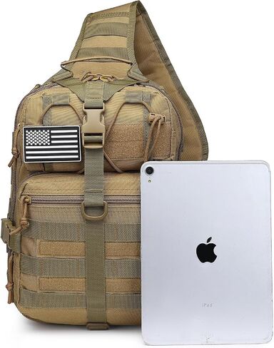 حقيبة ظهر تكتيكية بحمالة من ATBP حقيبة كتف عسكرية للرجال حقيبة كروس EDC Molle 15L in Kuwait