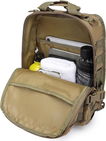 حقيبة ظهر تكتيكية بحمالة من ATBP حقيبة كتف عسكرية للرجال حقيبة كروس EDC Molle 15L in Kuwait