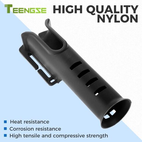 TEENGSE Waist Belt Fishing Rod Holder, Black Belt Rod Holder, Nylon Portable Pole Inserter, Lightweight and Durable in Kuwait