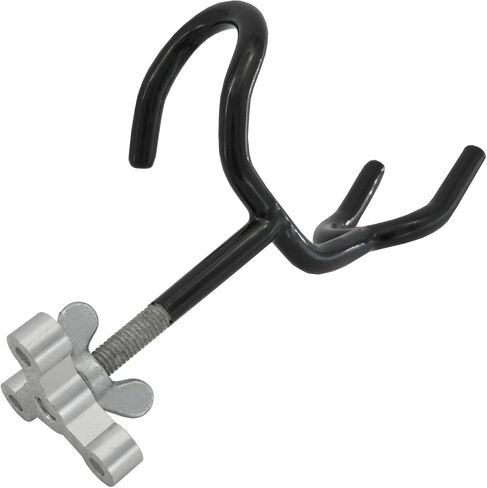 JT-HLM 2PCS قارب قصبة صيد خشبية أصحاب الصلب بالتأكيد قبضة 20 درجة زاوية قضيب حامل مع قاعدة التركيب in Saudi Arabia