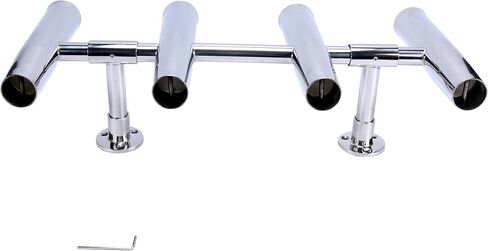 4 Tube Adjustable Stainless Rocket Launcher Rod Holders , Can Be Rotated 360 Deg in Saudi Arabia