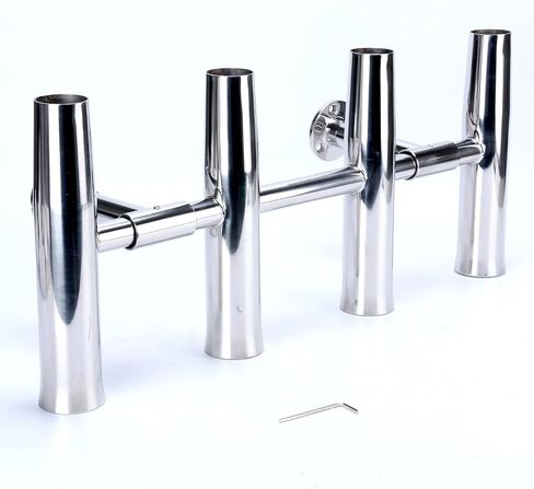 4 Tube Adjustable Stainless Rocket Launcher Rod Holders , Can Be Rotated 360 Deg in Saudi Arabia