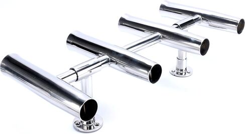 4 Tube Adjustable Stainless Rocket Launcher Rod Holders , Can Be Rotated 360 Deg in Saudi Arabia