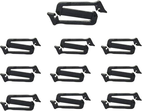 مشبك ربط ماجيك اند شيل منسوج 10 قطع 2.5 سم مولي منسوج مشبك مشبك مشبك على الظهر in Kuwait