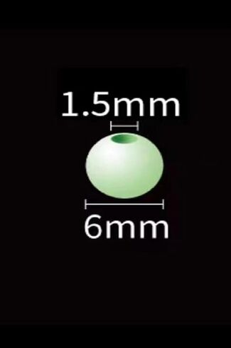 FEIYU Fishing Beads for use ，Better to Match with Fishing line,Easy to use,6 mm Caliber,70pcs per Package in Saudi Arabia