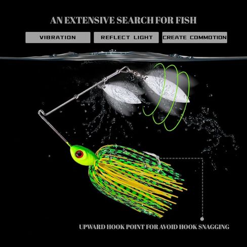 مجموعة طعوم صيد السمك سبينيربيتس بوزبيت متعددة الألوان باس سمك السلمون المرقط معدن سبينر طعوم السباحة الرقص المياه العذبة صيد الأسماك في المياه المالحة 5 قطعة in Kuwait