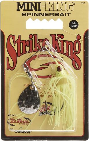 Strike King MK-70 Mini-King Spinnerbait, 1/8-Ounce, Chartreuse in Saudi Arabia