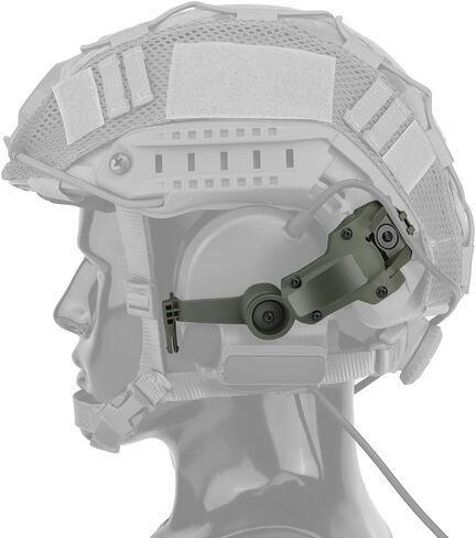Tactical Helmet Rail Headset Adapter,Multi-Angle Rotation Headphone Bracket Kit Compatible with OPS Core ARC/Team Wendy in Kuwait