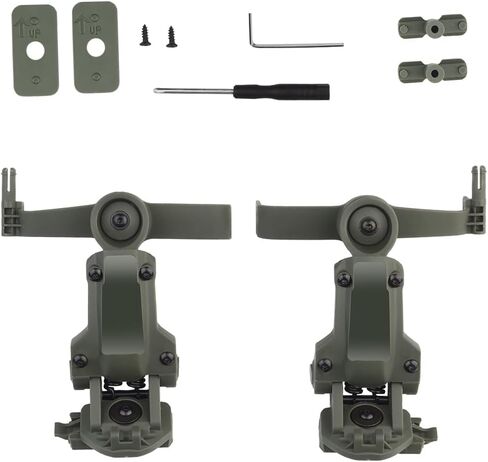 Tactical Helmet Rail Headset Adapter,Multi-Angle Rotation Headphone Bracket Kit Compatible with OPS Core ARC/Team Wendy in Kuwait
