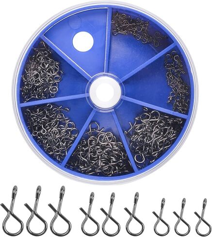 Quickly Change Fly Fishing Snaps,300PCS Stainless Steel Fly Fishing Snap Hooks Fly Hook Lure Snaps for Fly Fishing Jigs in Saudi Arabia