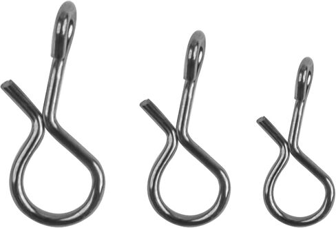 Quickly Change Fly Fishing Snaps,300PCS Stainless Steel Fly Fishing Snap Hooks Fly Hook Lure Snaps for Fly Fishing Jigs in Saudi Arabia