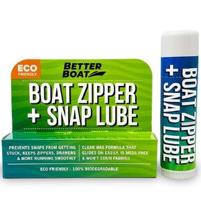 Zipper Wax & Zip Lube Marine Grade Zipper Lubricant Stick Zipper Lubricate with Ease Boat, Canvas, Bimini Snap, Metal Zippers, Jackets, Coolers, Vinyl Panels, Wetsuit & Drysuit No Oil & Graphite Mess in Saudi Arabia