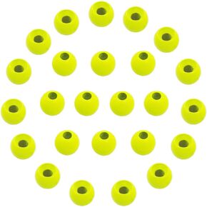 EUPHENG Fly Tying Beads 100 PC Tungsten Fly Tying Beads Head for Nymph Fishing Materials 12 Colors / 5 Sizes
