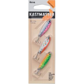 Acme Kastmaster Deluxe 3 Pack 1/8 Oz Lures - Assorted Colors in Kuwait