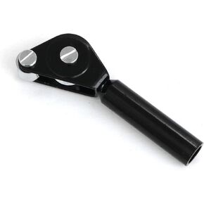 heyous Stainless Steel Fishing Roller Guide Tip Top Fishing Pole Rod for Sea Boat Fishing Trolling, Black