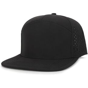 Dumont Supply - 7 Panel, Flat Bill, Performance Snapback Hat, Water-Resistant Baseball Cap, Men & Women