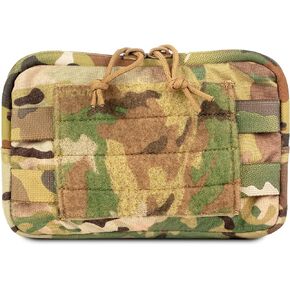 Blue Force Gear MOLLE Admin Pouch - Debris and Sand-Proof EDC Pouch, Durable USA-Made MOLLE Accessories - 1 x 8 x 5.5 Inches