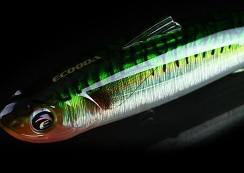 Ecooda Hornet صيد الأسماك في المياه المالحة 2.9oz 7in Topwater Popper الطعم الصلب العائم قلم رصاص إغراء للكنعد/التونة/الماكريل/مارلين/ماهي ماهي في الخارج التصيد على الشاطئ Crankbait العائمة in Kuwait